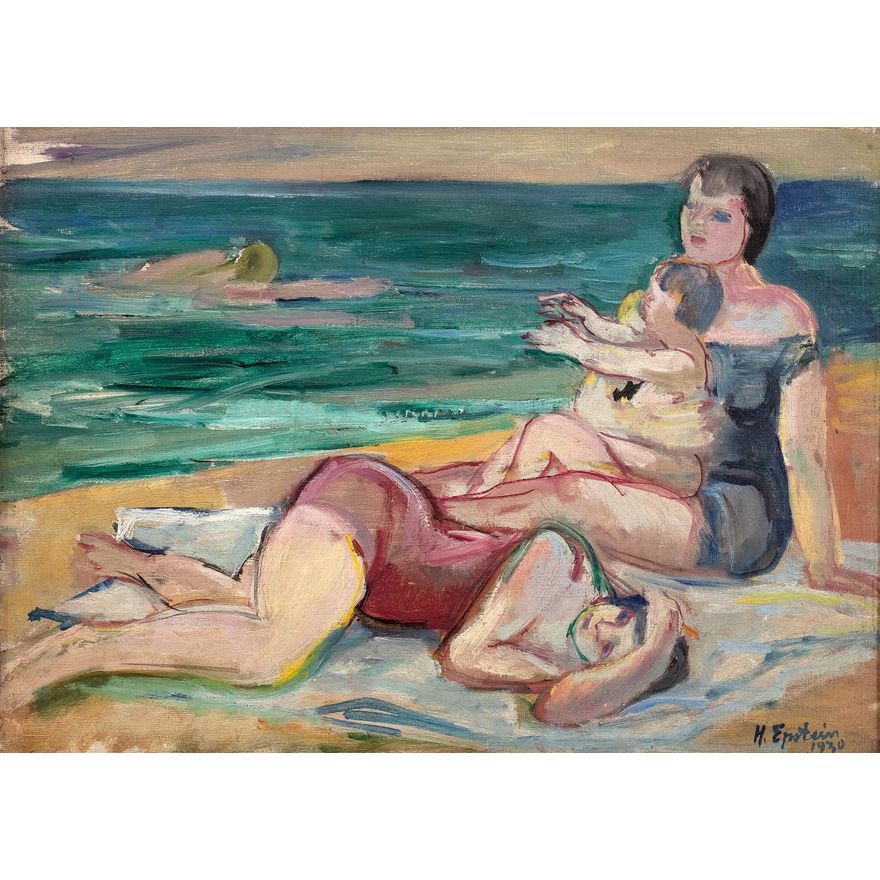 Henryk Epstein | Na plaży, 1930 r.