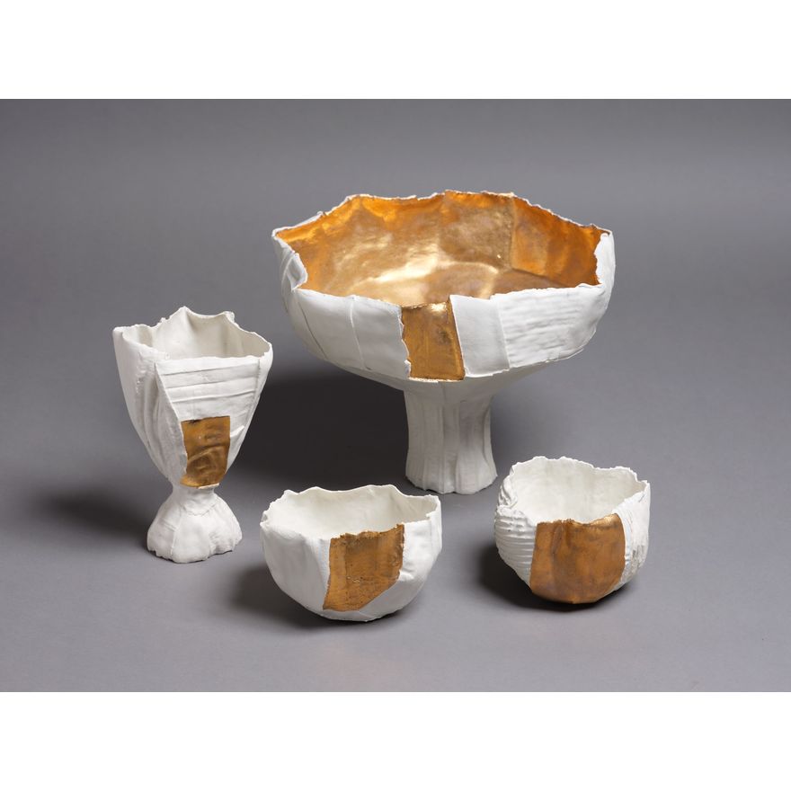 Four Venetian ceramics