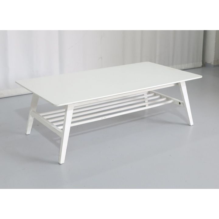 PAINTED TWO-TIER COFFEE TABLE