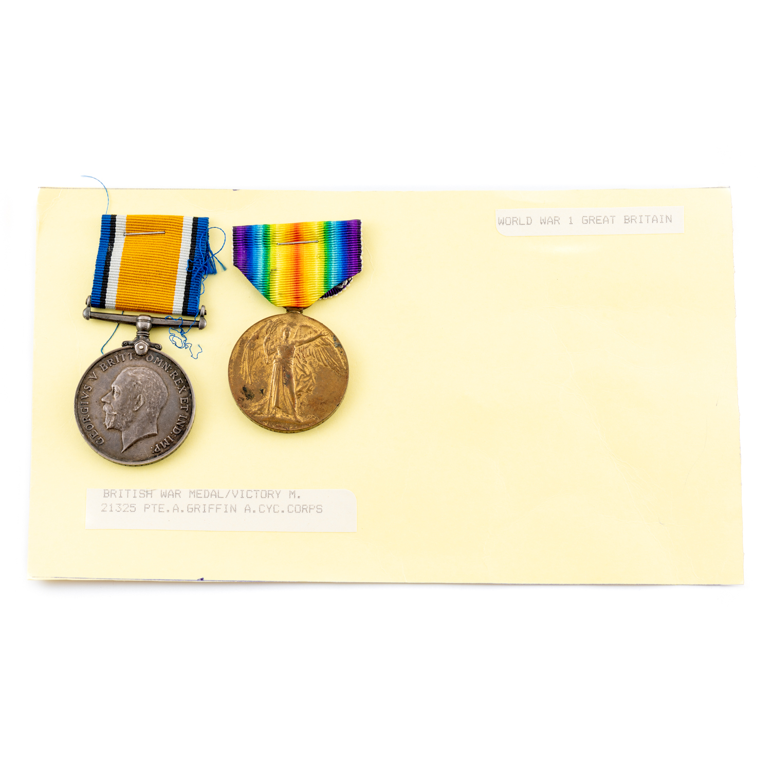 Great Britain, Cycling Corps WWI Pair, WWI,