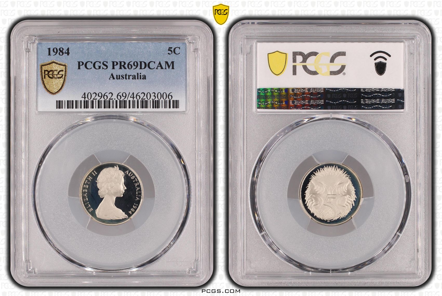 , Five Cent, 1984, PCGS PR69DCAM