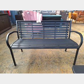 SEAGULL DELUXE 2 SEATER BENCH - BLACK