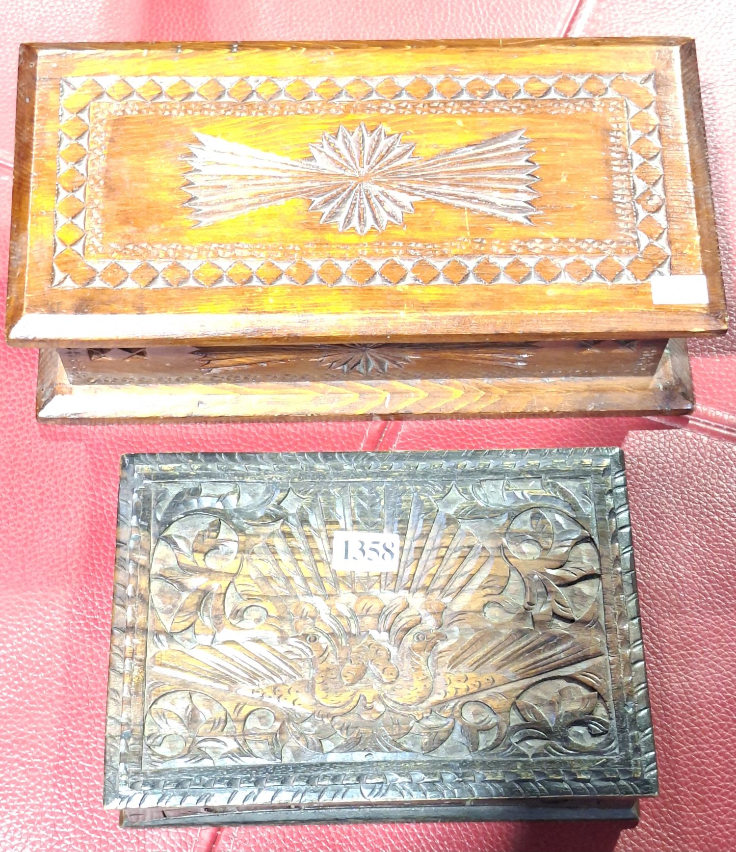 Chip Carved Boxes