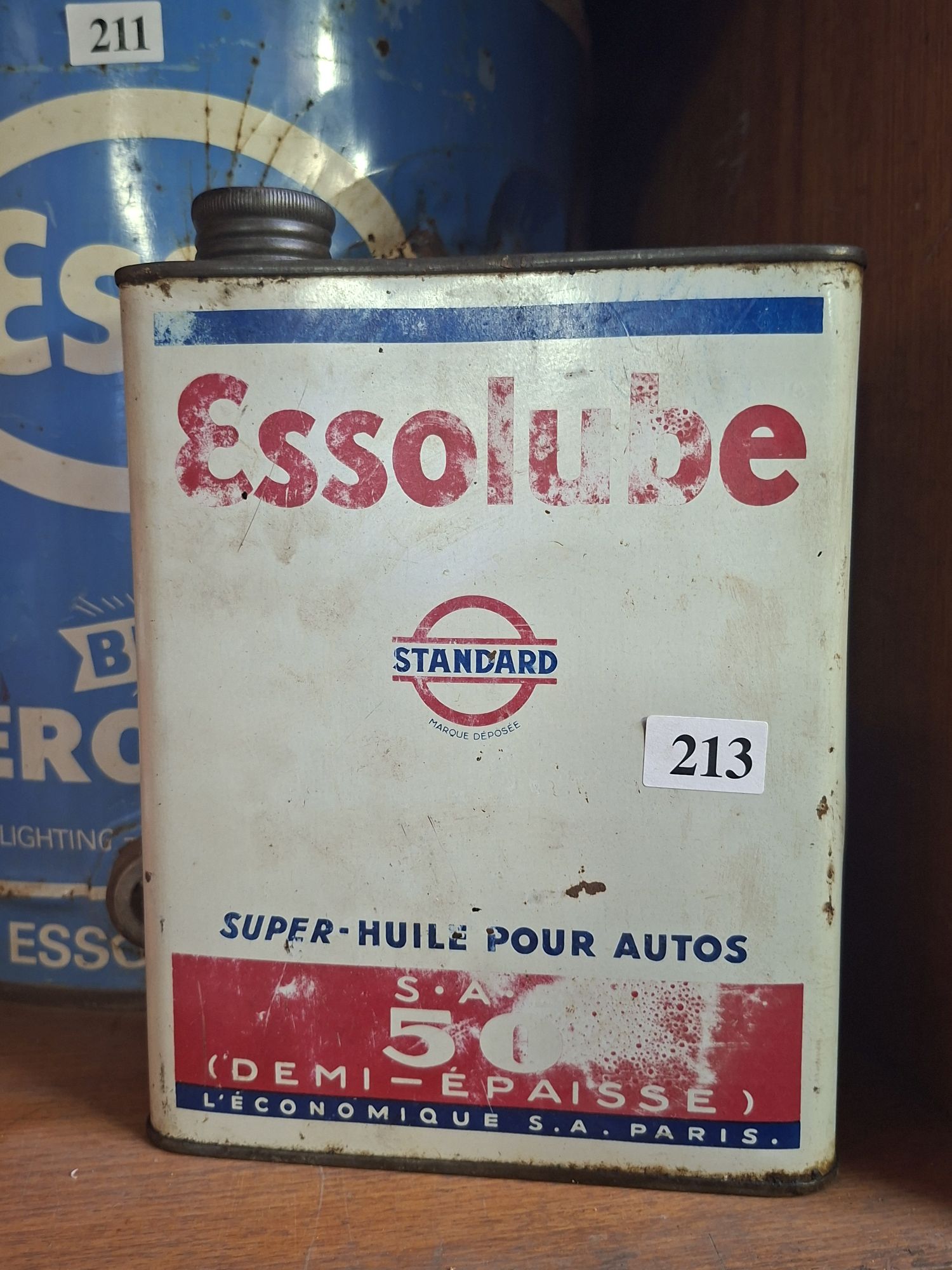 French Esso Tin