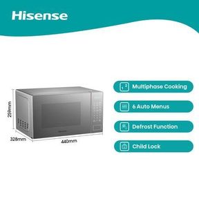 Hisense 20L Electronic Microwave Oven - Mirror- used