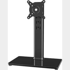 SINGLE LCD COMPUTER MONITOR FREE-STANDING DESK STAND MOUNT RISER FOR 13 INCH TO 32 INCH SCREEN WITH SWIVEL, HEIGHT ADJUSTABLE, ROT