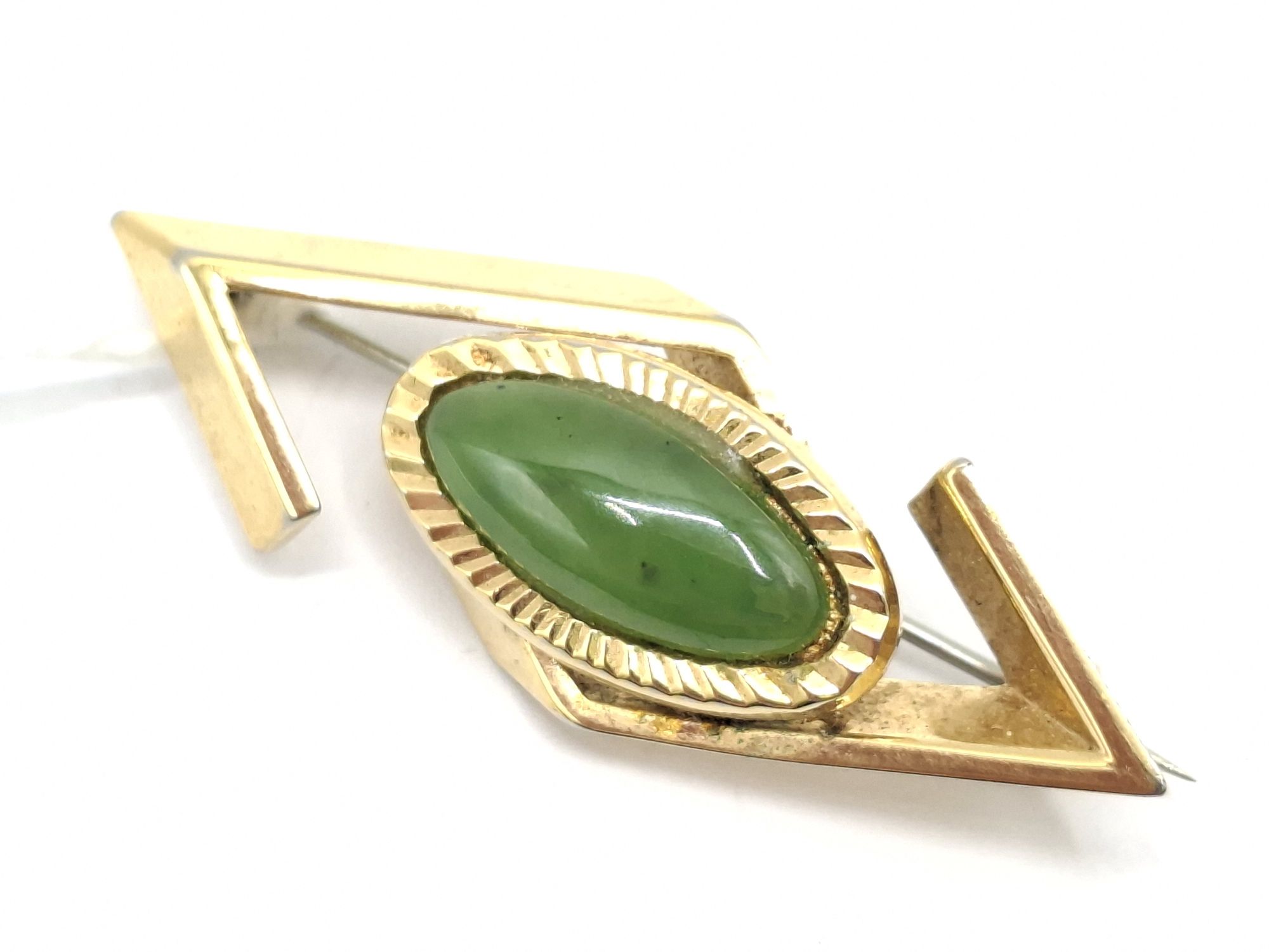 Vintage Jade Brooch