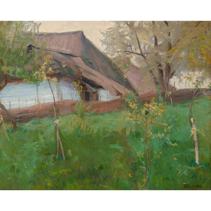 Stanisław Kamocki | Przy chacie, 1900 r.