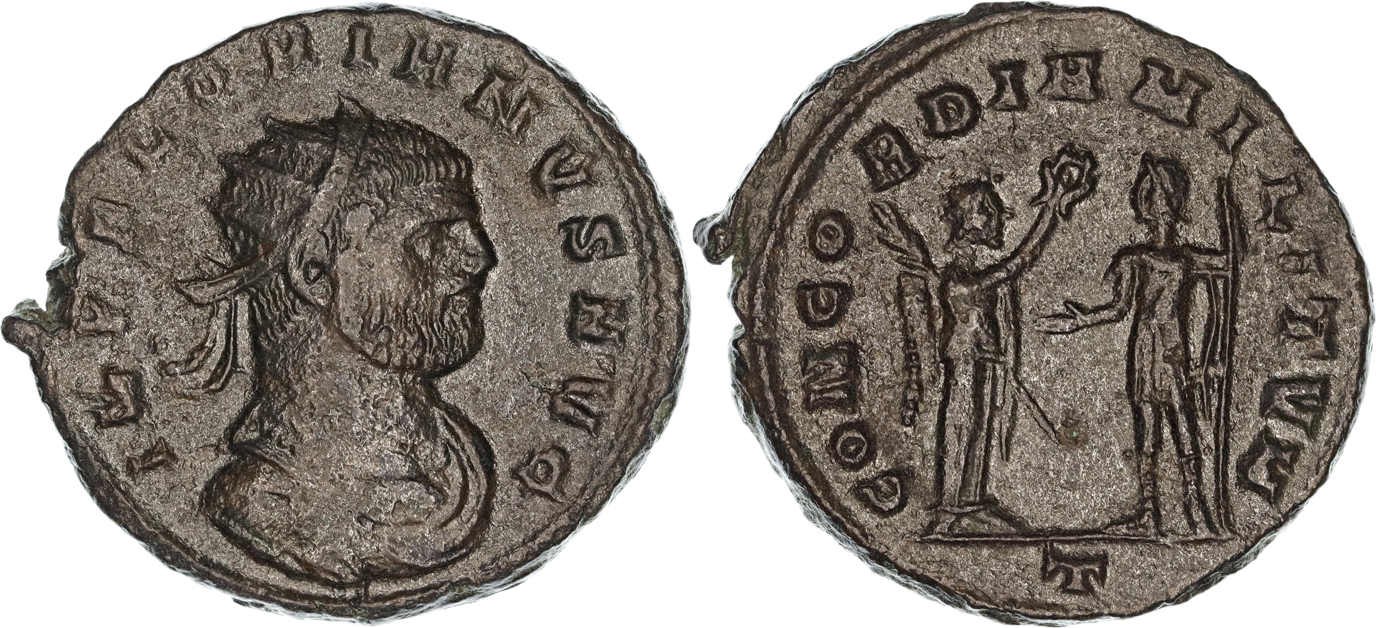 Roman Empire, Florian, Æ Antoninianus, 276 AD, gF-nVF