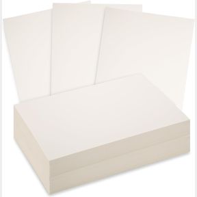 MEDIUM BIGOTTERS CARDSTOCK WHITE CARDSTOCK PAPER PRINTER PAPER 8.5 X 11 WHITE