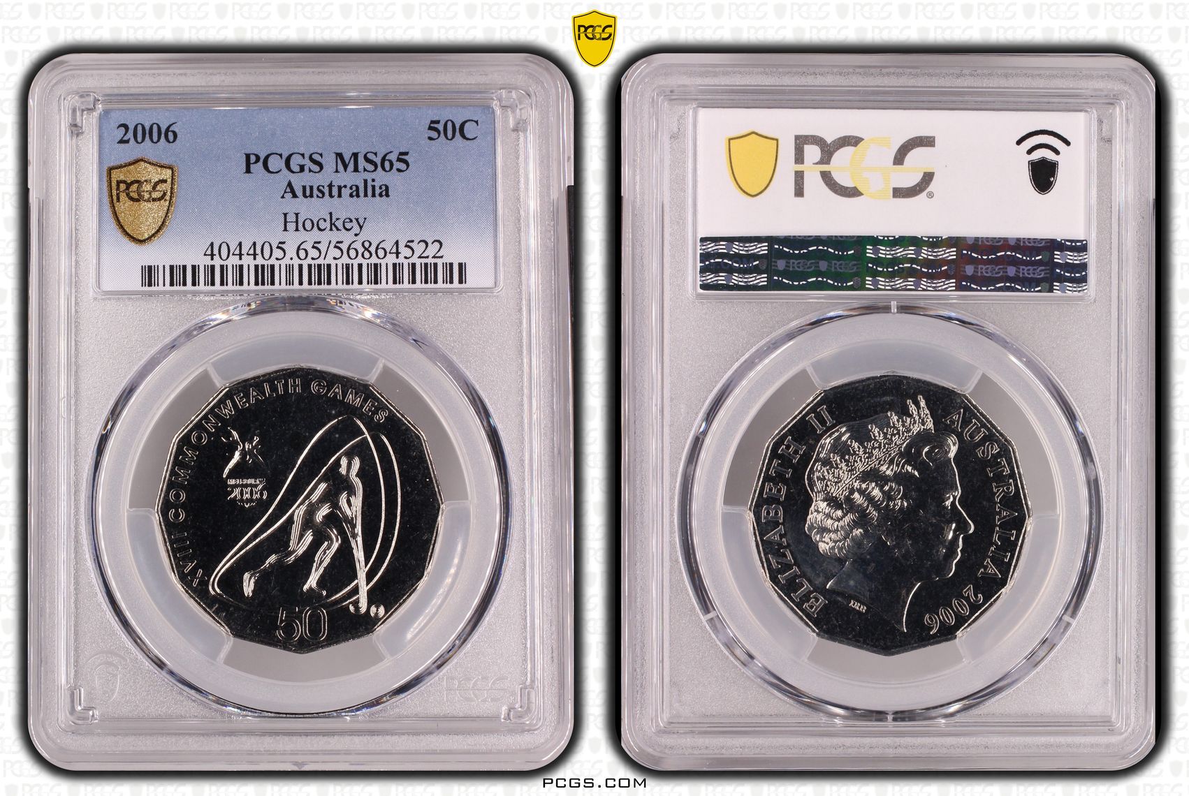 Hockey, Fifty Cent, 2006, MS65