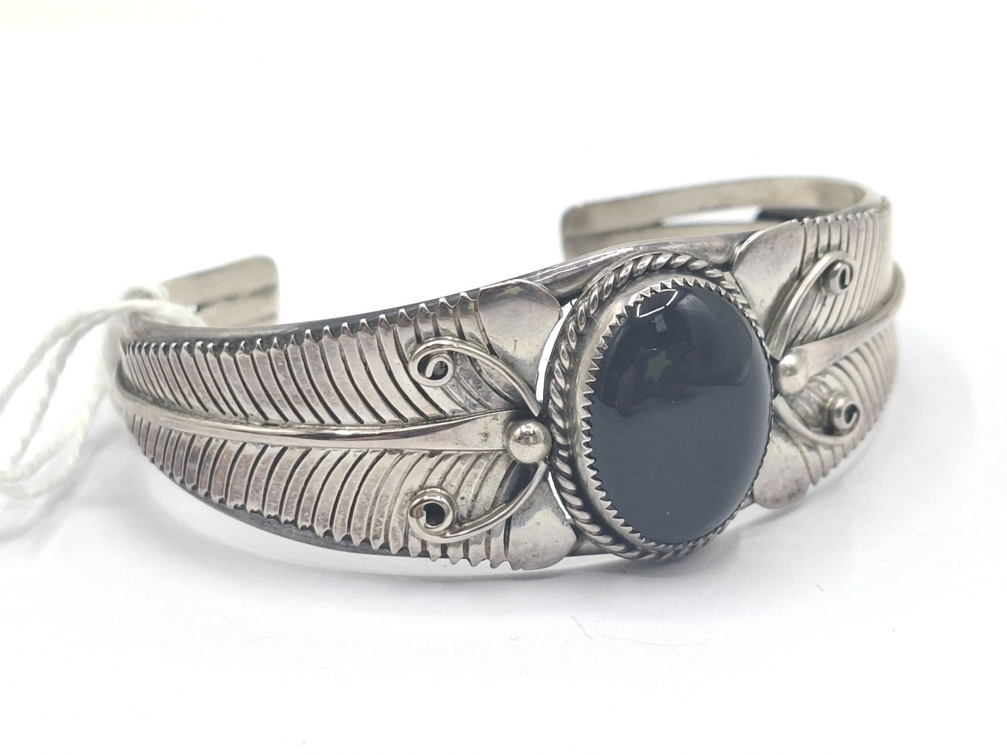 299 · STERLING SILVER ONYX BANGLE