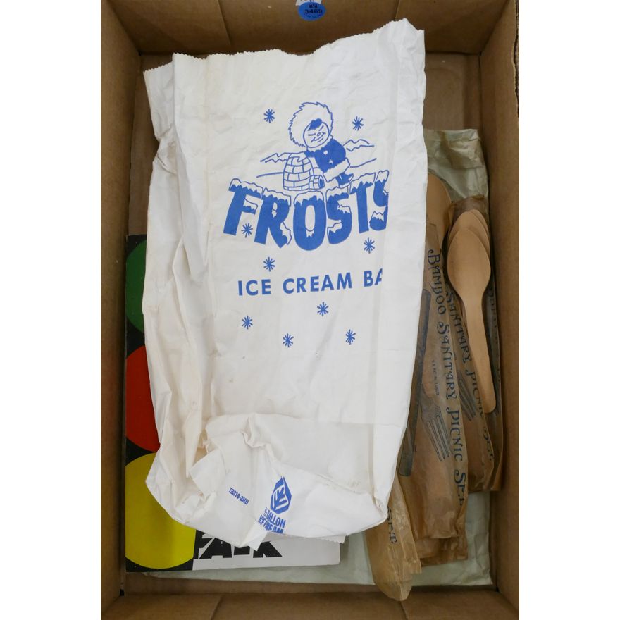 Box Vintage Ice Cream Spoons etc.