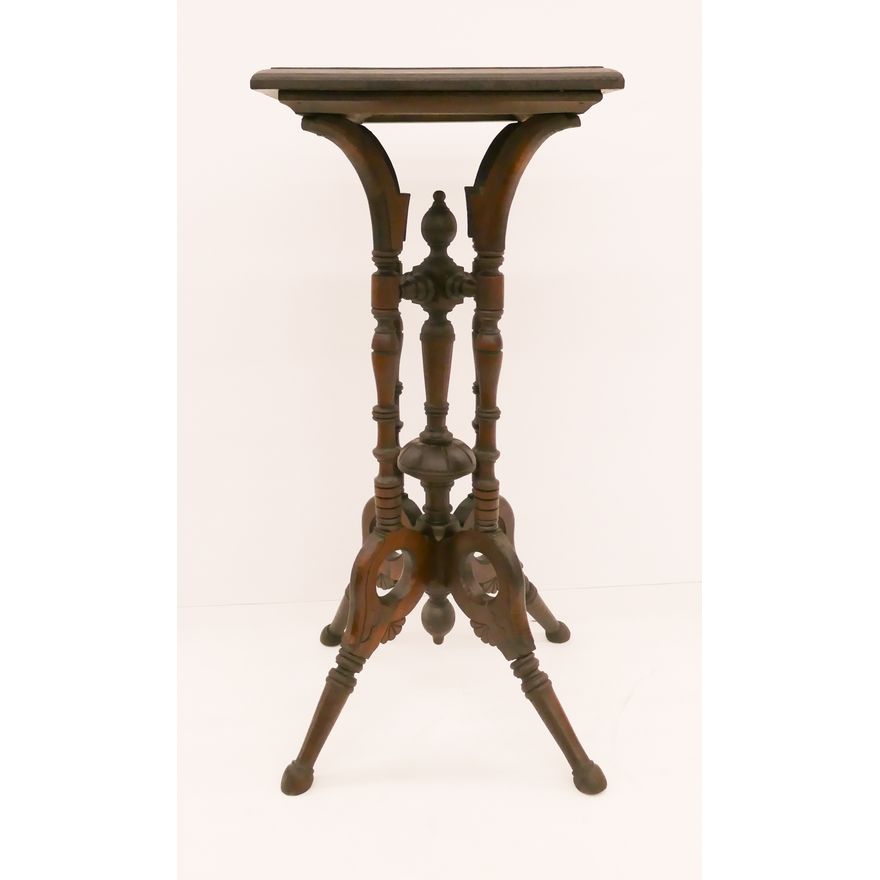 Victorian Carved Walnut Fern Stand- 32 x 15''