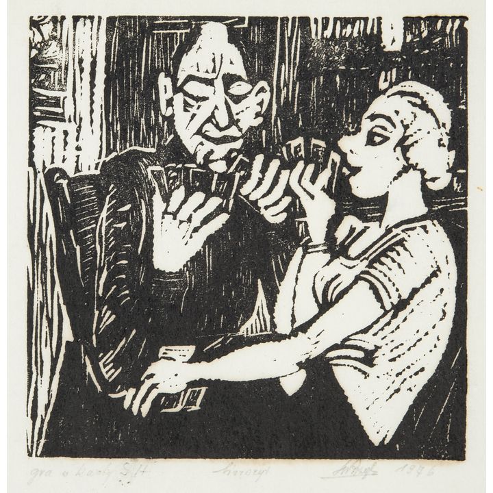 Władysław Rząb | Gra w karty, 1976