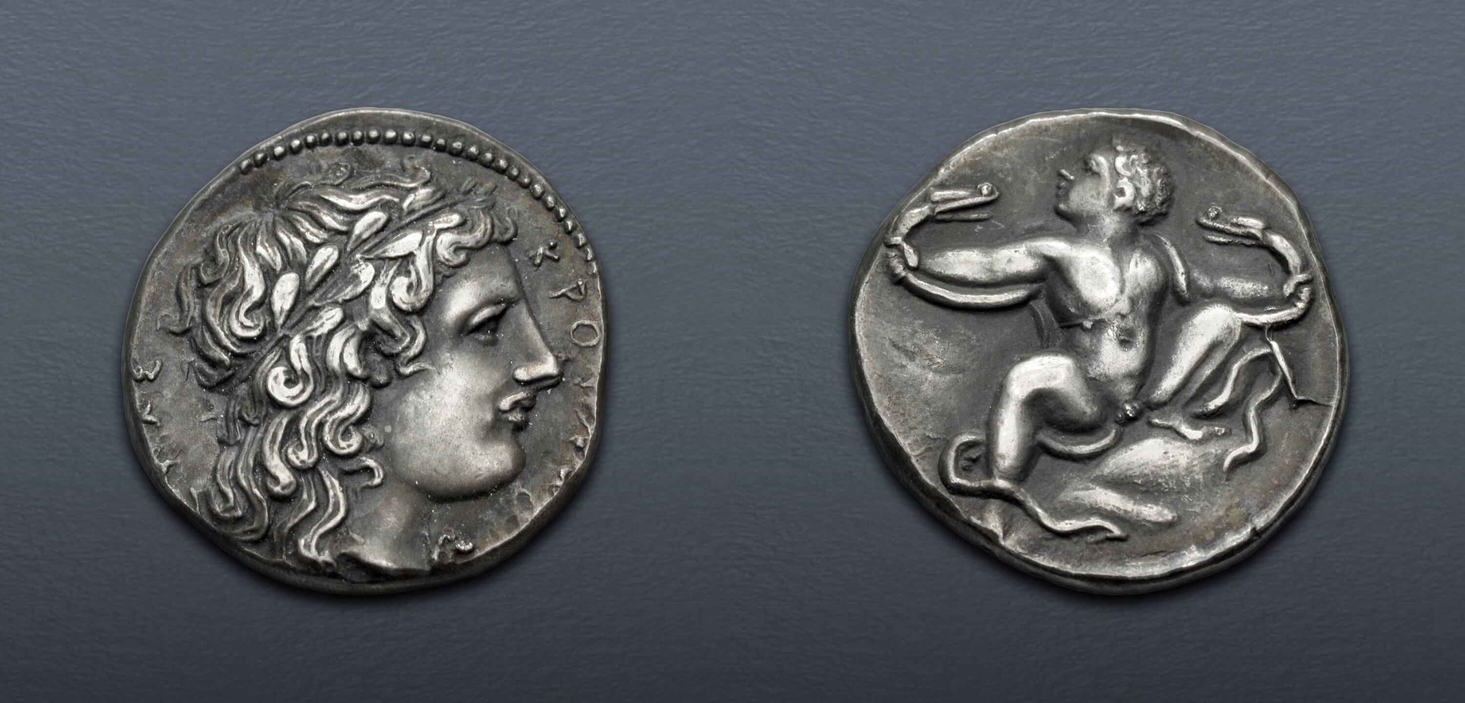 REPRODUCTIONS, BRUTTIUM. Kroton. Circa 400-325 BC. Cast “AR Nomos ...