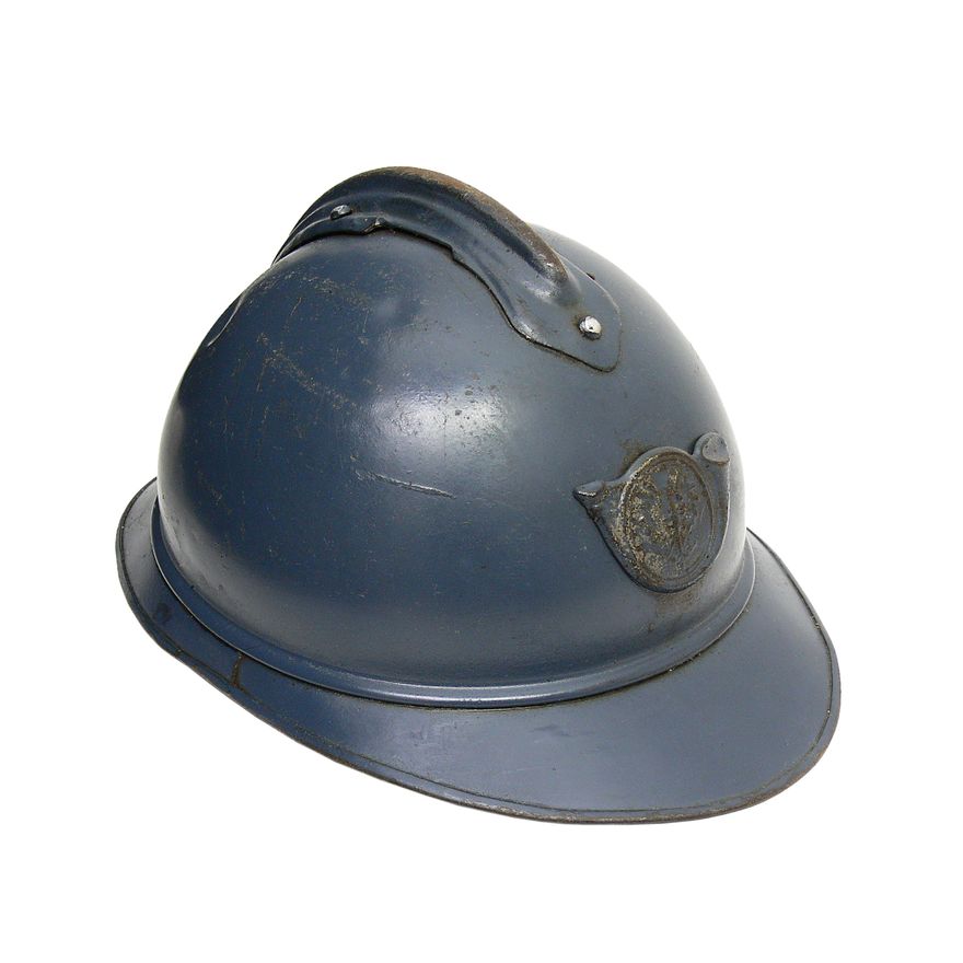 HEŁM FRANCUSKI WZ 15 TYPU ADRIAN, ARMIA POLSKA WE FRANCJI 1917