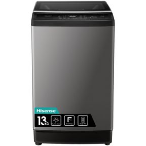 Hisense 13Kg Top Loader Washing Machine-Titanium Silver|