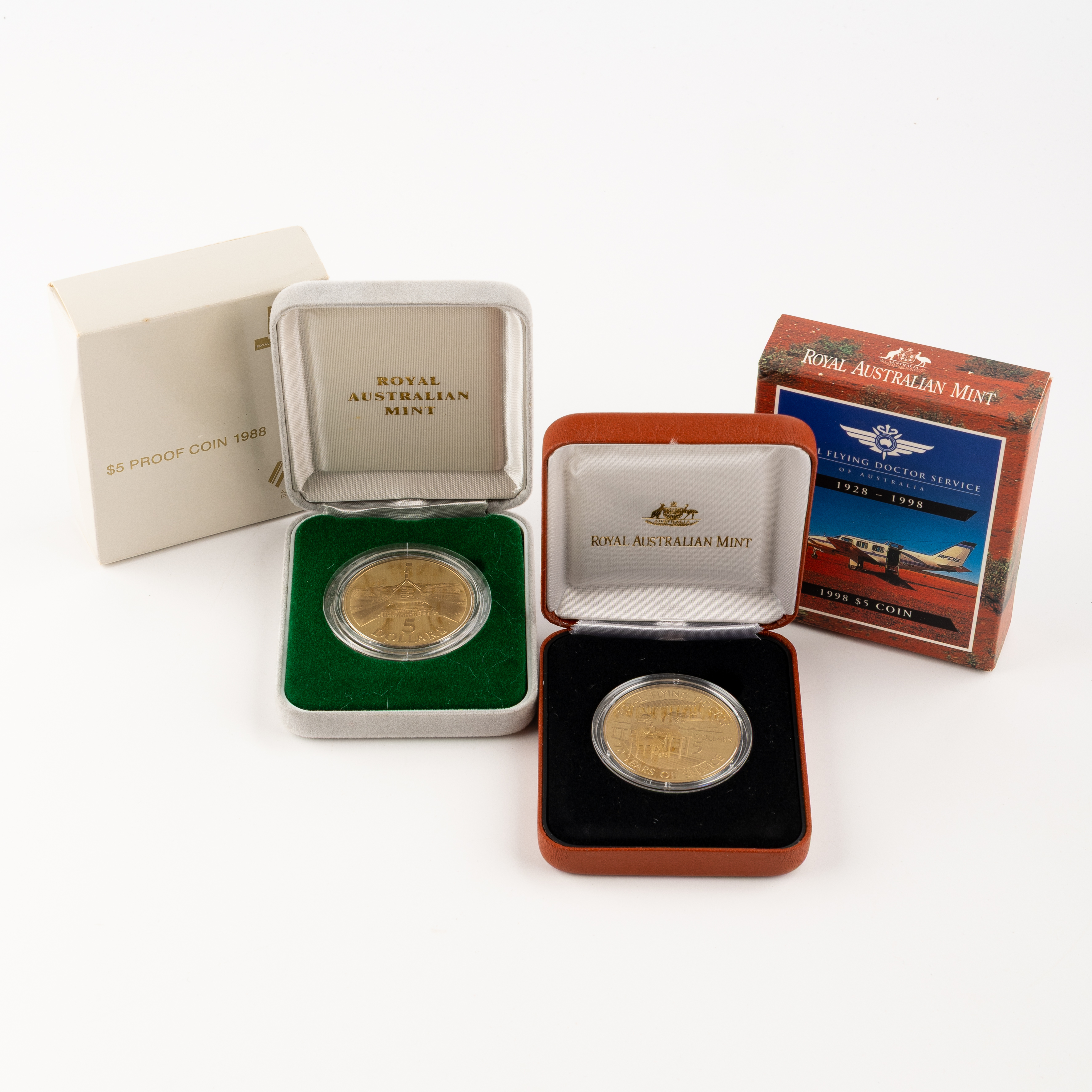 Elizabeth II, RAM - Various, Five Dollars, 1988 - 1998, FDC