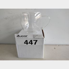 250ML CLEAR DOUBLE WALL MILK COFFEE CUP GLASS TEA MUG INSULATED - 250ML CLEAR DOUBLE WALL MILK COFFEE CUP GLASS TEA MUG INSULATED
