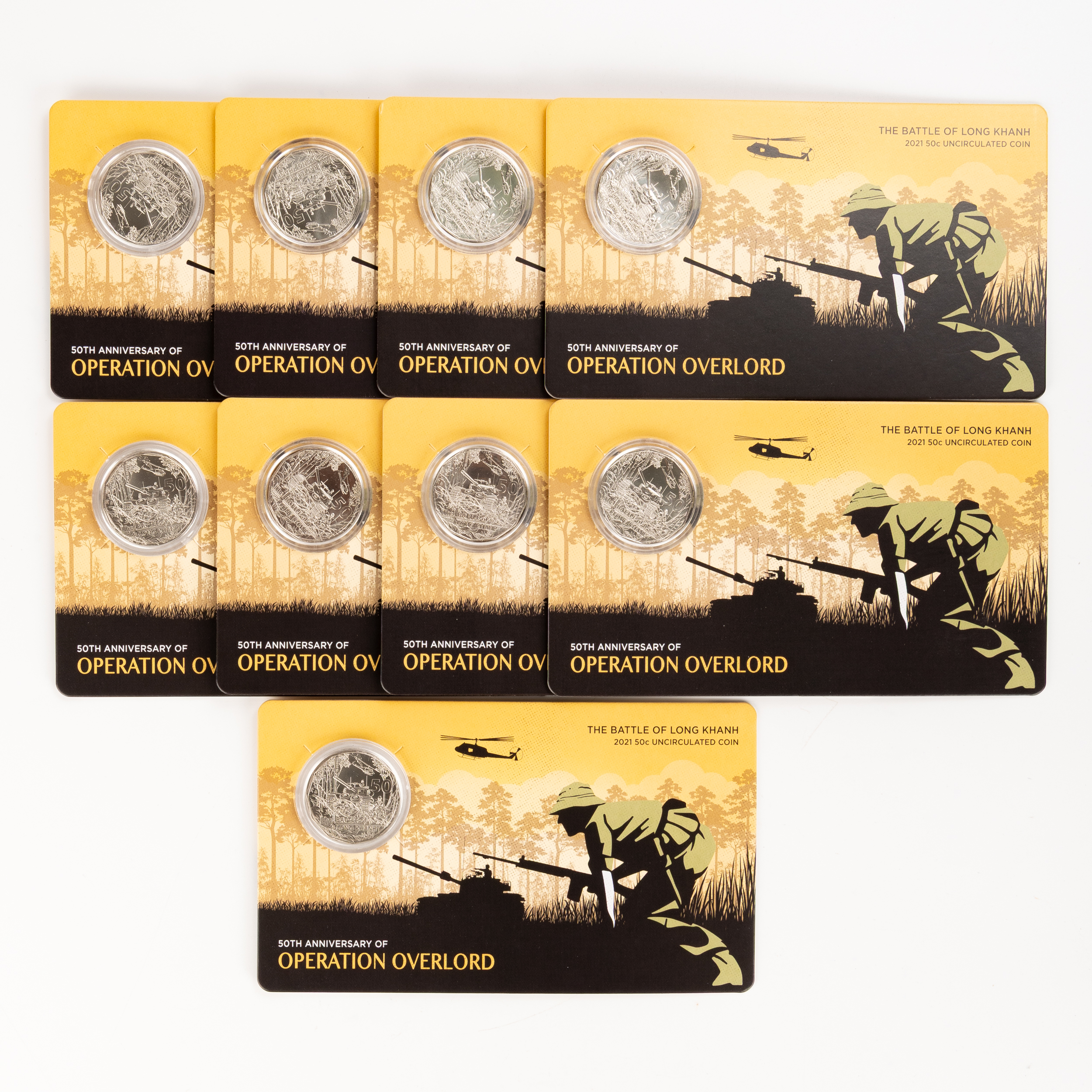 Elizabeth II, RAM - Operation Overlord, Fifty Cents, 2021, UNC