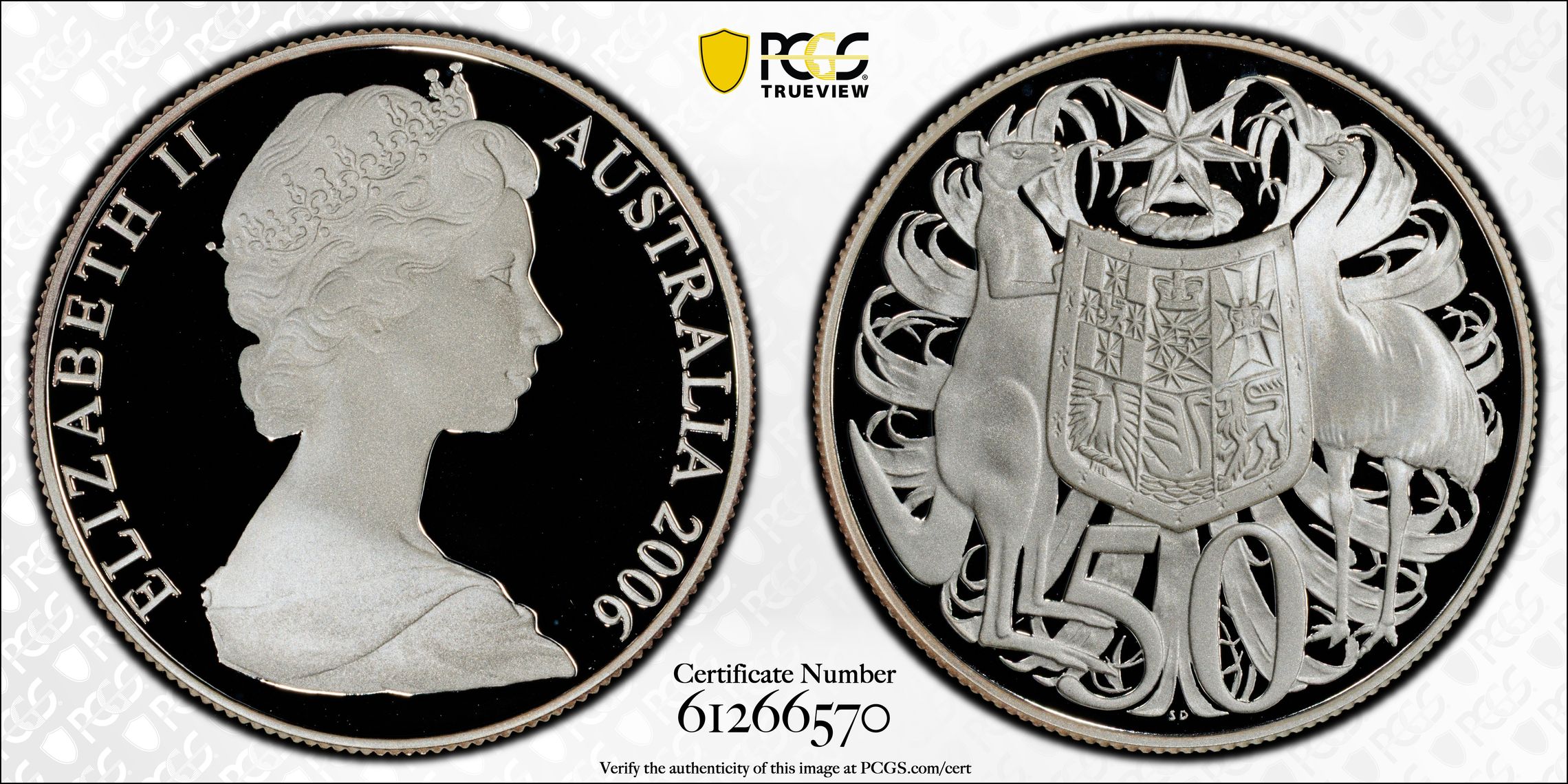 Young Bust Silver, POP 15/0, Fifty Cent, 2006, PCGS PR70DCAM