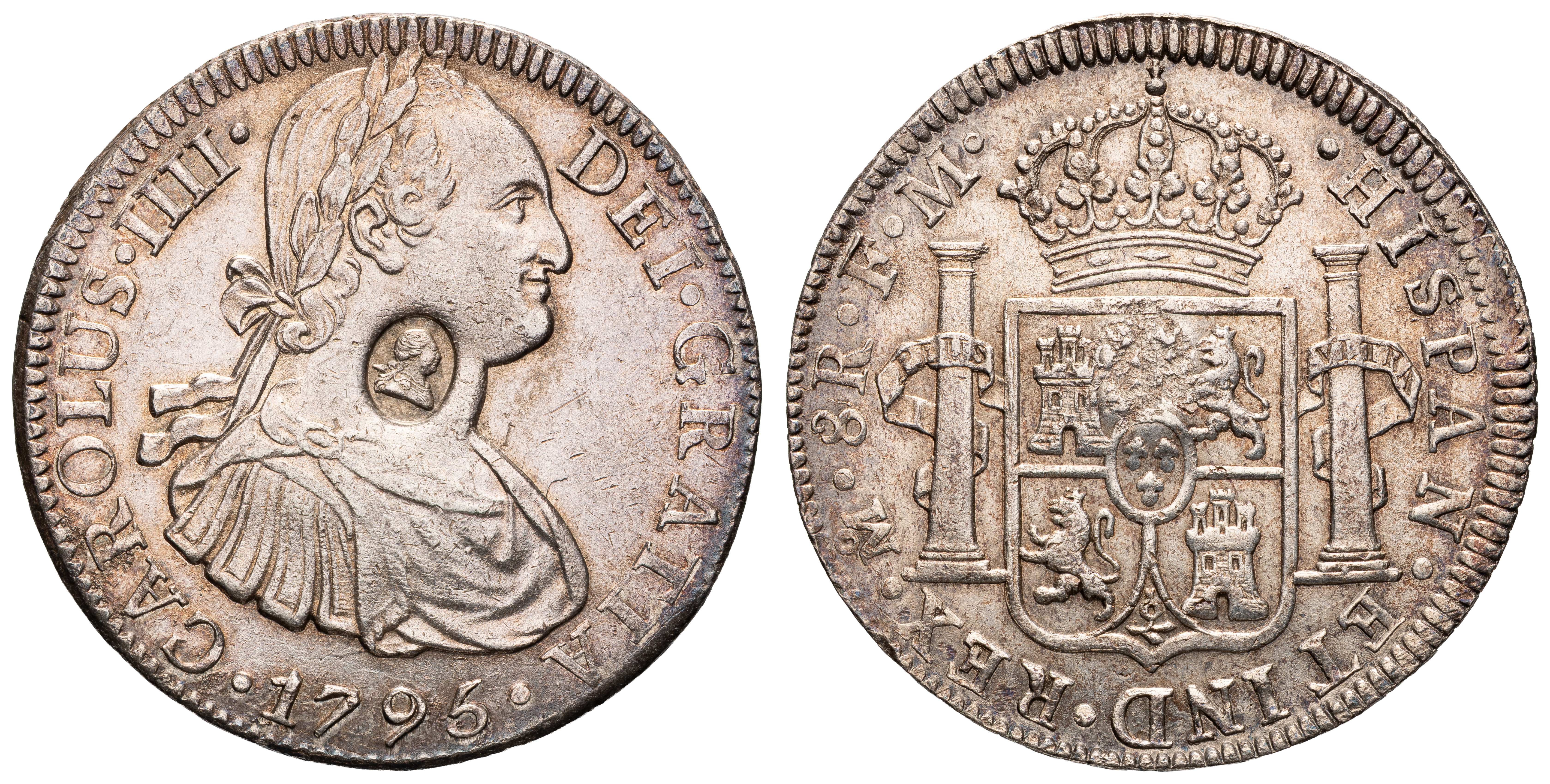 Great Britain, George III, One Dollar, 1796, gVF