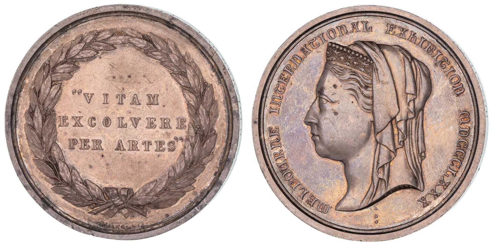 Victoria, Melbourne International Exhibition, 1888, EF