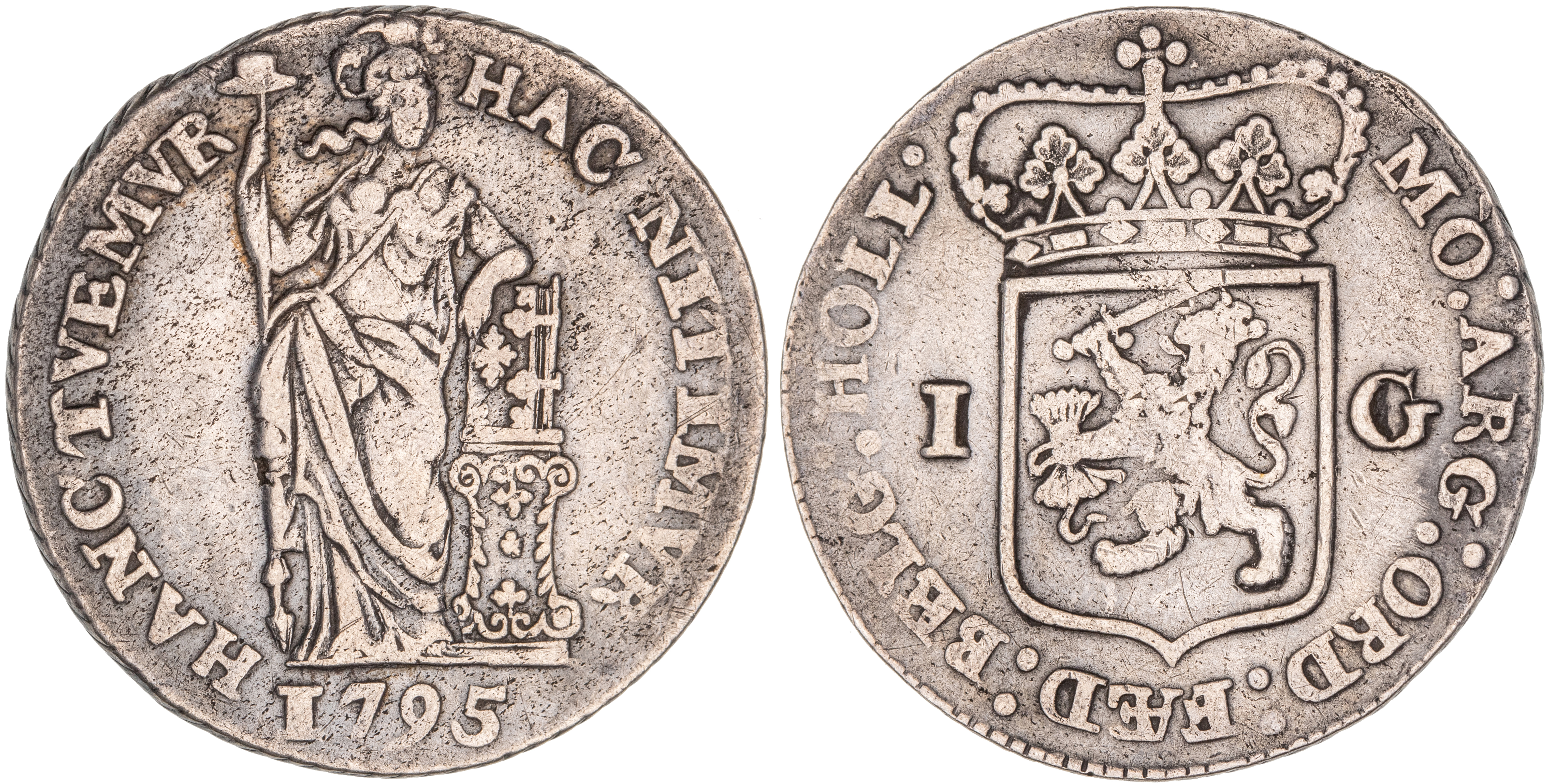 Netherlands, Utrecht, Gulden, 1795, VF