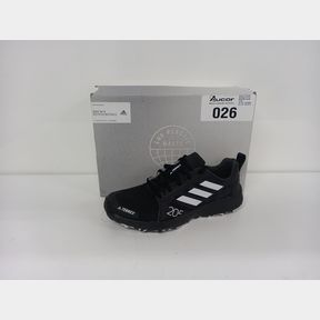 ADIDAS WOMEN'S TERREX SPEED FLOW TRAIL RUNNING SHOES - BLACK - CORE BLACK/CRYSTAL WHITE/SOLAR YELLOW - WOMEN UK 6