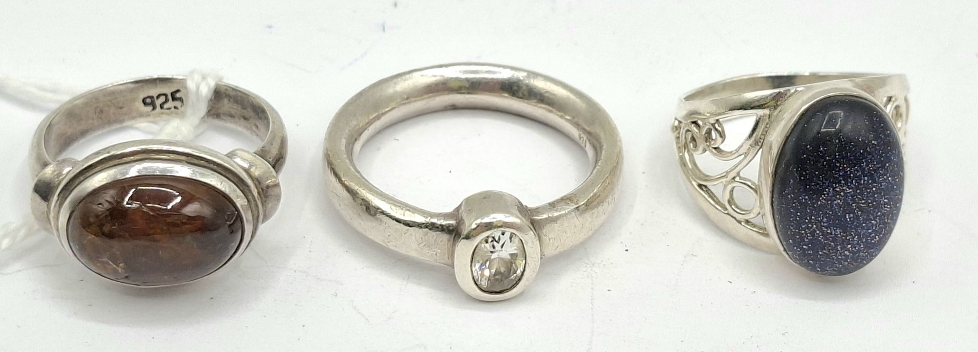 1027 · STERLING SILVER RINGS