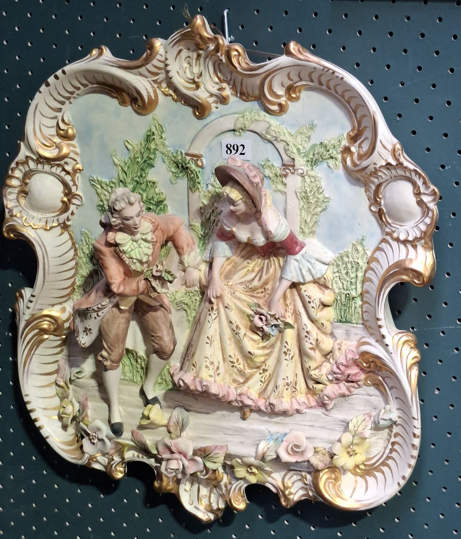 ITALIAN CERAMIC WALL PLAQUE