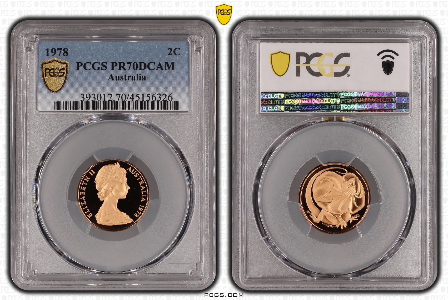 Pop 16/0, Two Cent, 1978, Pcgs Pr70dcam