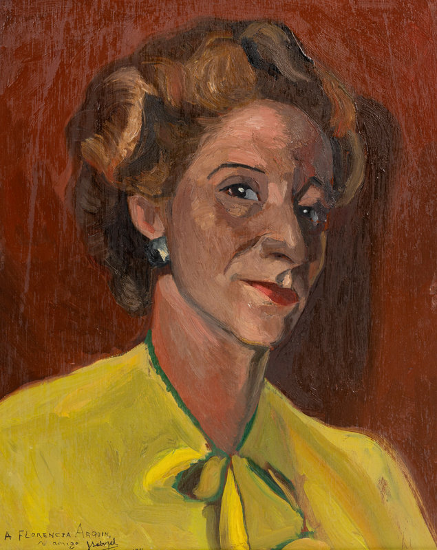 José Sabogal
(Peruvian, 1888-1956)
Portrait of Florence Arquin, 1946