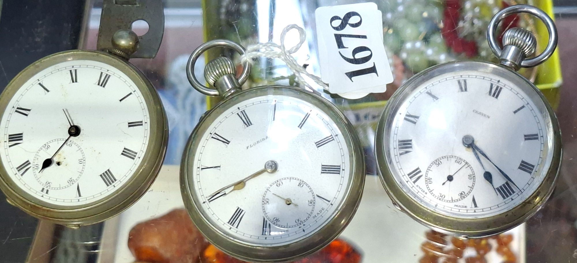 THREE VINTAGE POCKET WATCHES