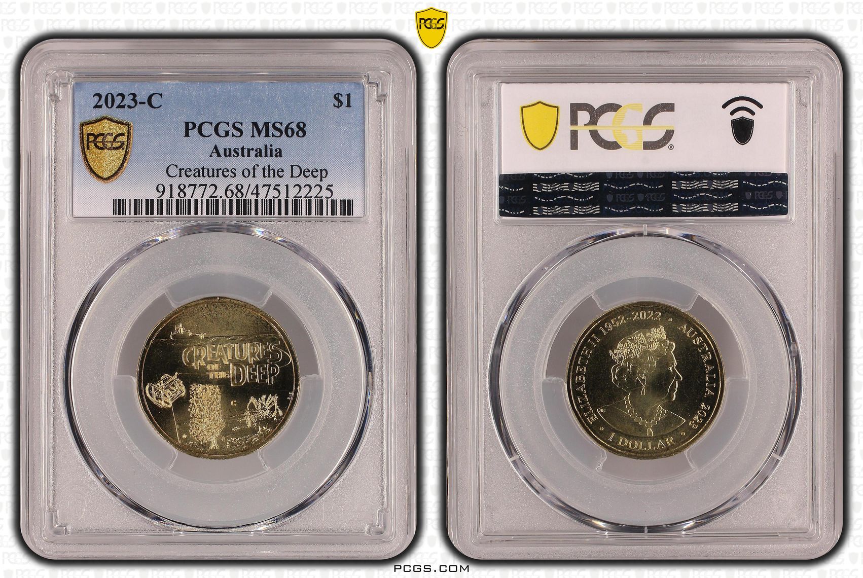 One Dollar, 2023-C, PCGS MS 68