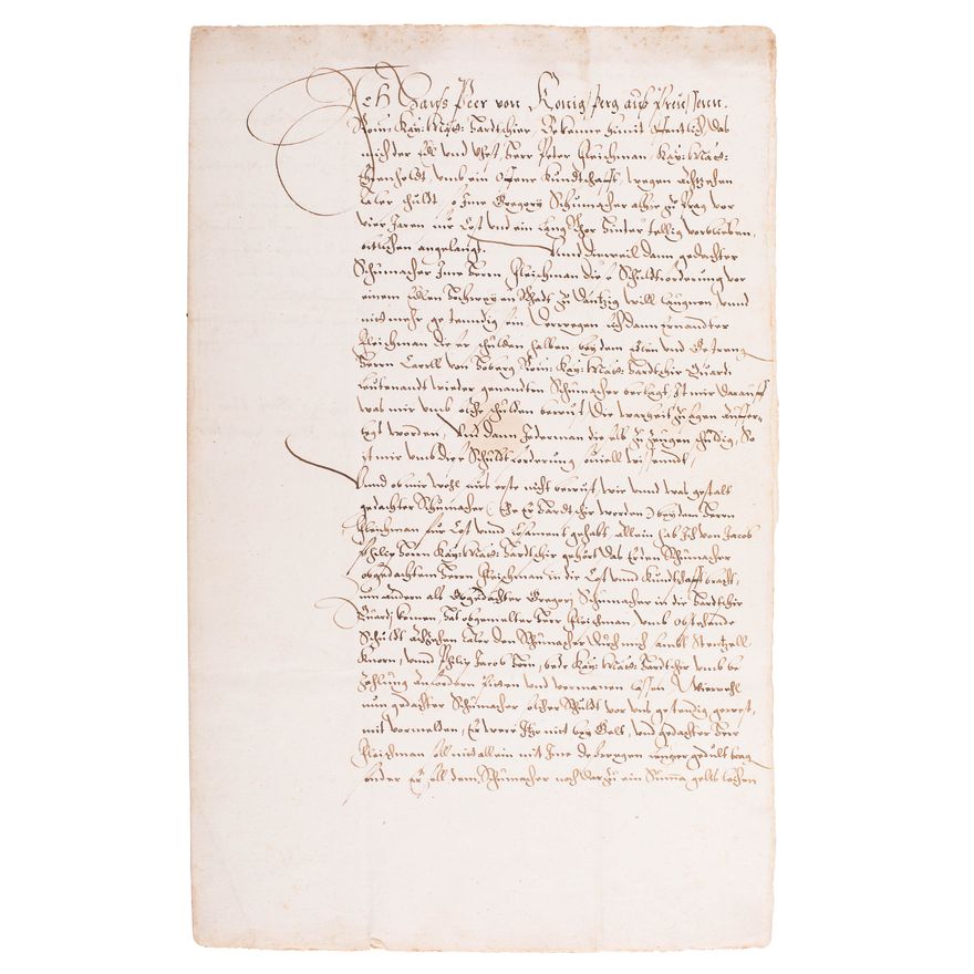 List do Rady Miasta Gdańska z 1584