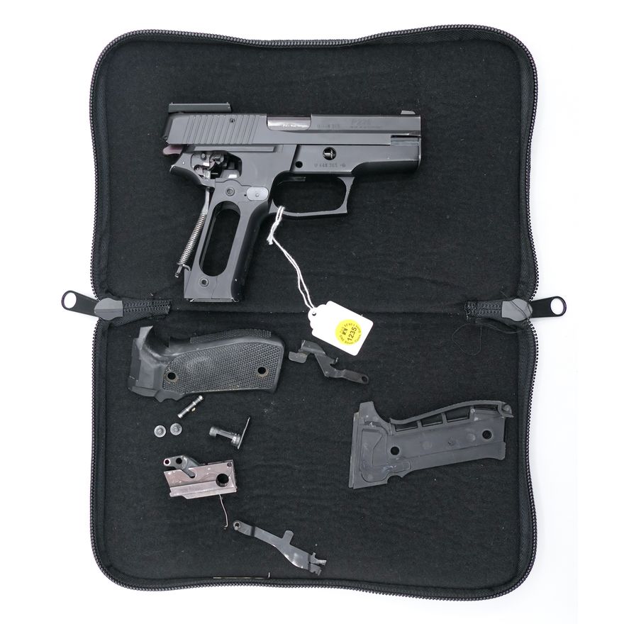 Sig Sauer P226 Pistol Gun Parts in Case