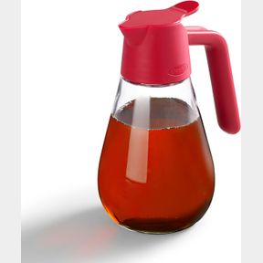 STARFRIT DRIPLESS DISPENSER - 600ML/20OZ - WITH TAB AND SILICONE SEAL - PERFECT FOR MAPLE SYRUP, CREAM, OIL, VINEGAR, HONEY AND SA