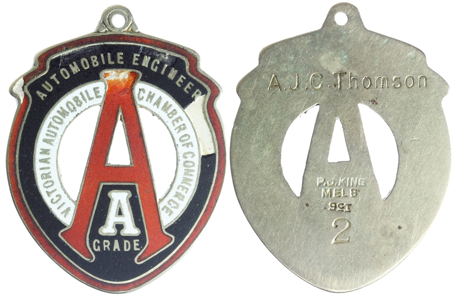 9ct Gold Victoria Auto Chamber of Commerce
