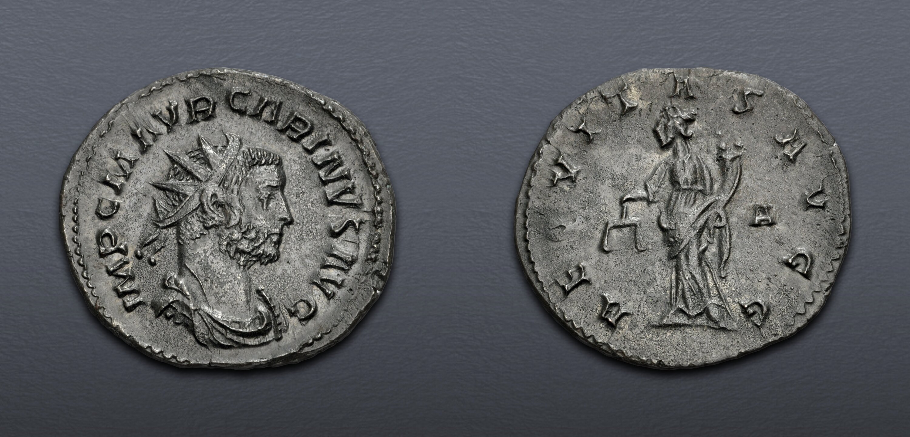 Carinus. AD 283-285. Antoninianus (22.5mm, 3.26 g, 6h). Lugdunum (Lyon ...