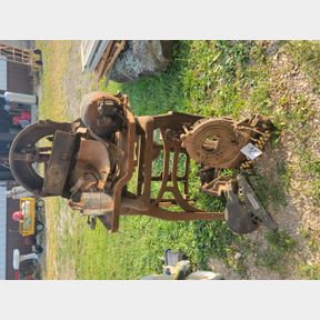 Antique Industrial Cast Iron Graphotype Metal stamping machine