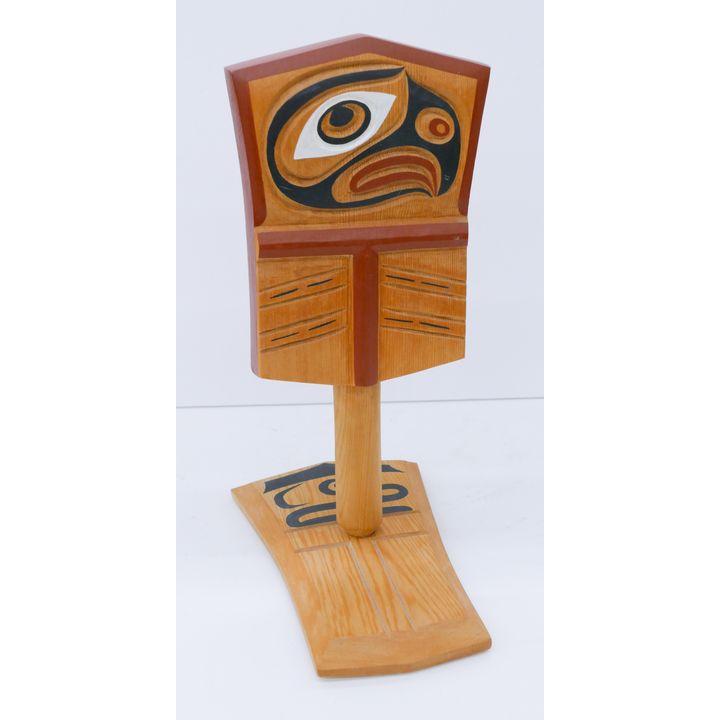 Stephen Hunt Copper Shaped Cedar Rattle- 12''