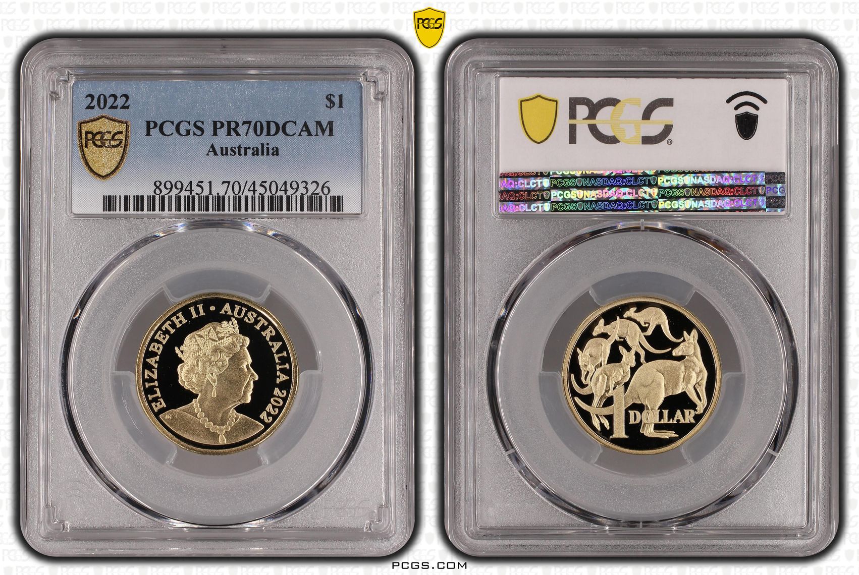 One Dollar, 2022, PCGS PR70DCAM