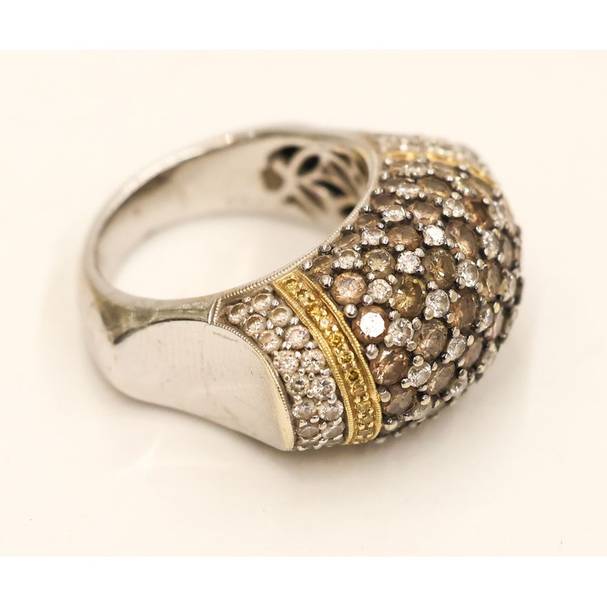 Designer 18k Chocolate Diamond Ring
