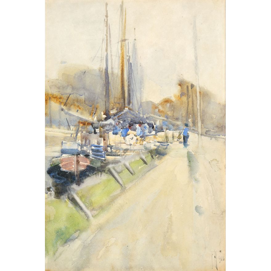 Frances Hodgkins 'Canal Scene'