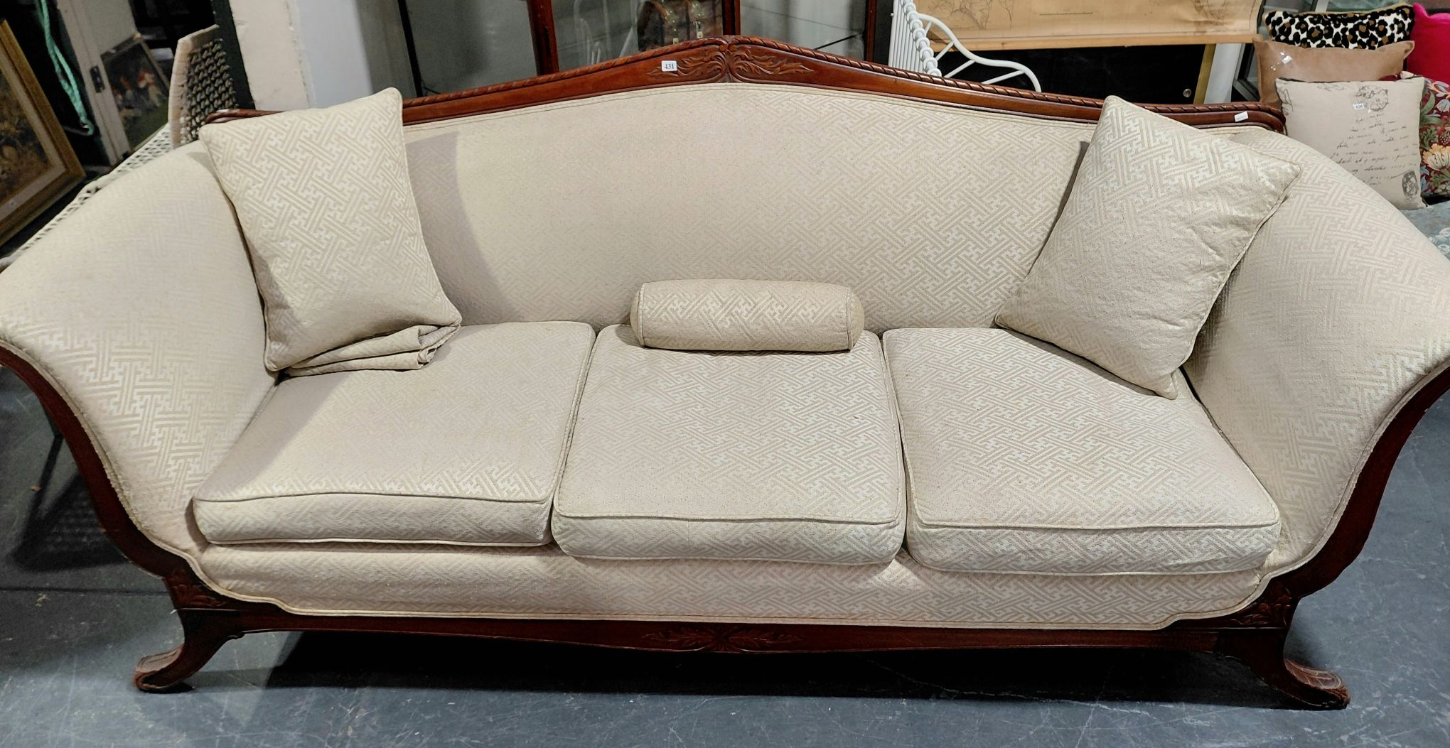 19thc Antique Settee