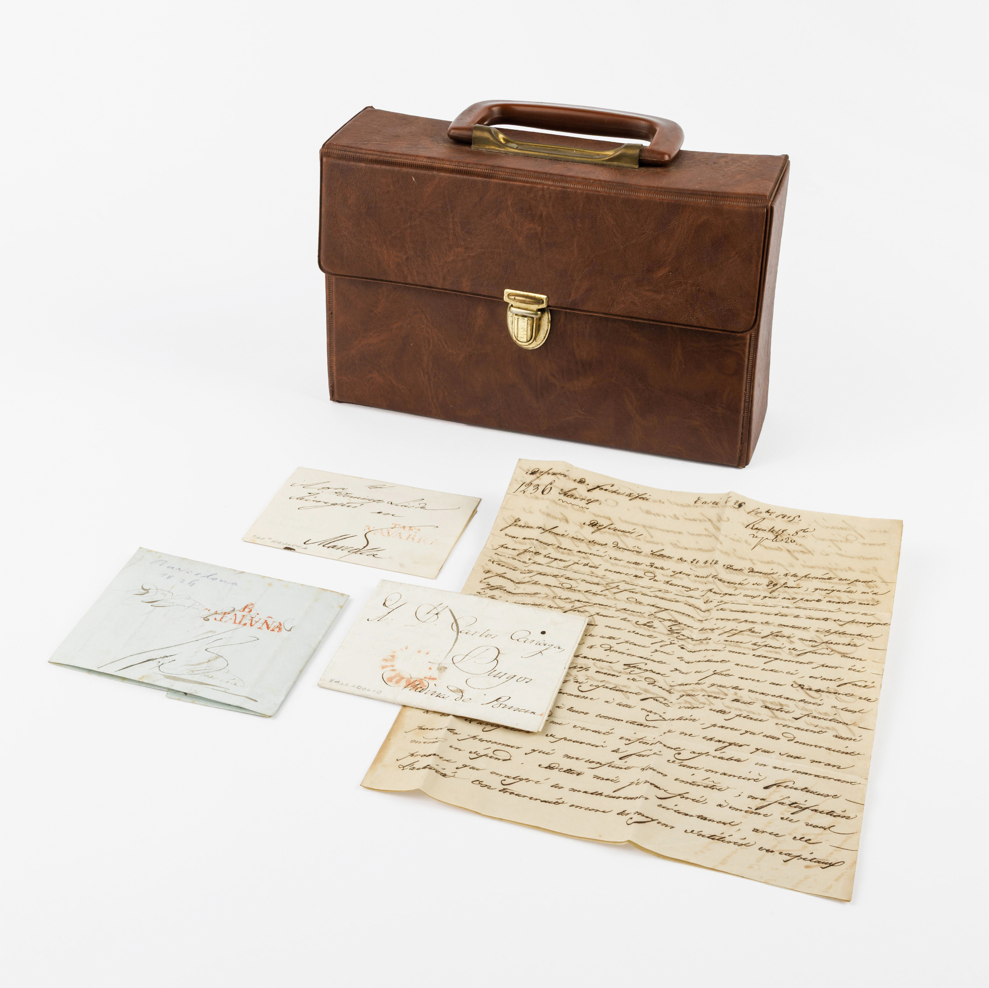 A varied lot of approximately 60 handwritten letters, ca. 1800–1835 – kavel bij Bernaerts, Antwerp