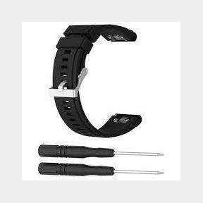 Gretmol Black Sport Silicone Replacement Strap For Farmin 3/3HR and 5x-51453/418 B5 (S4)