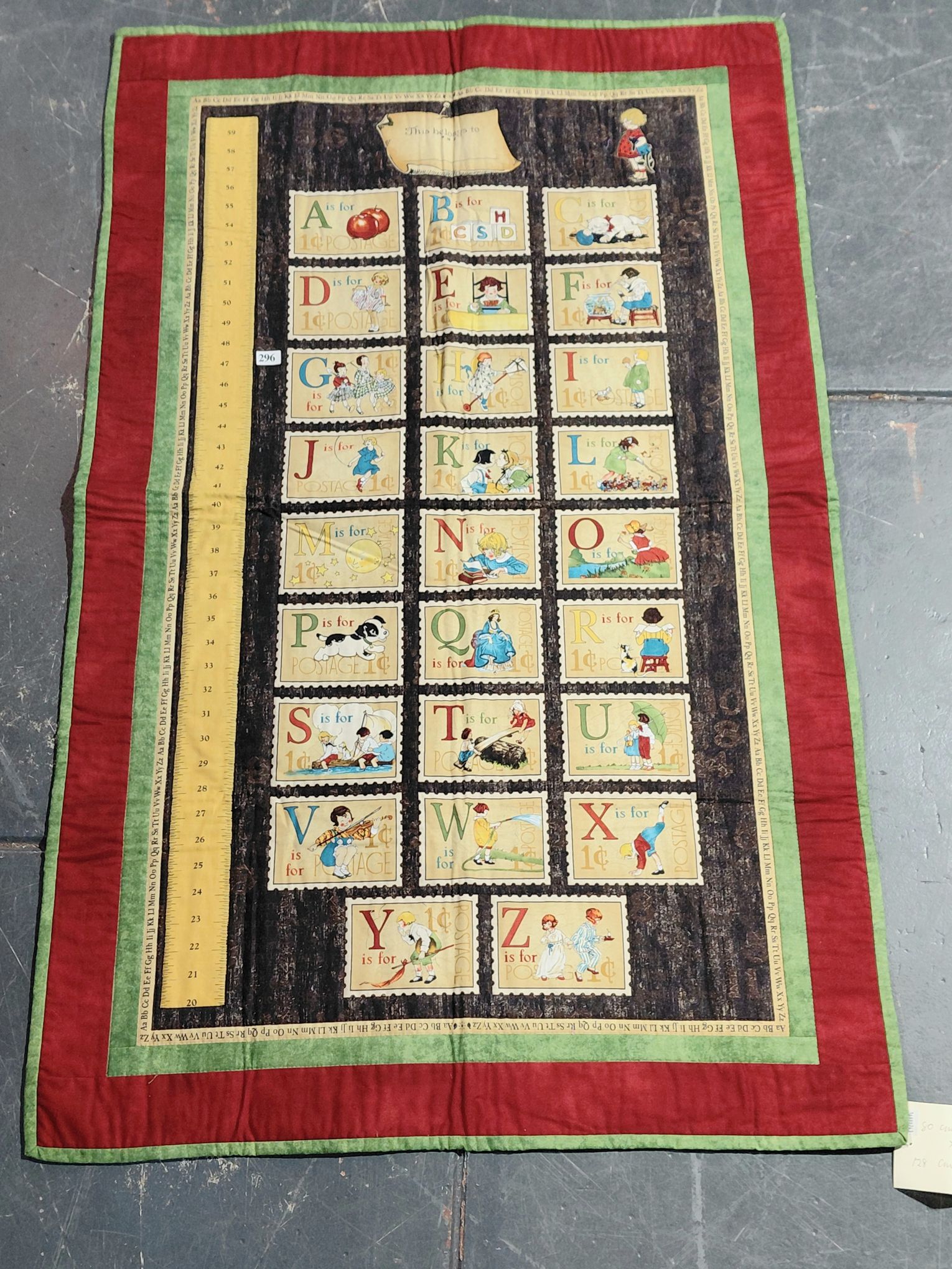 296 · HAND MADE QUILT
